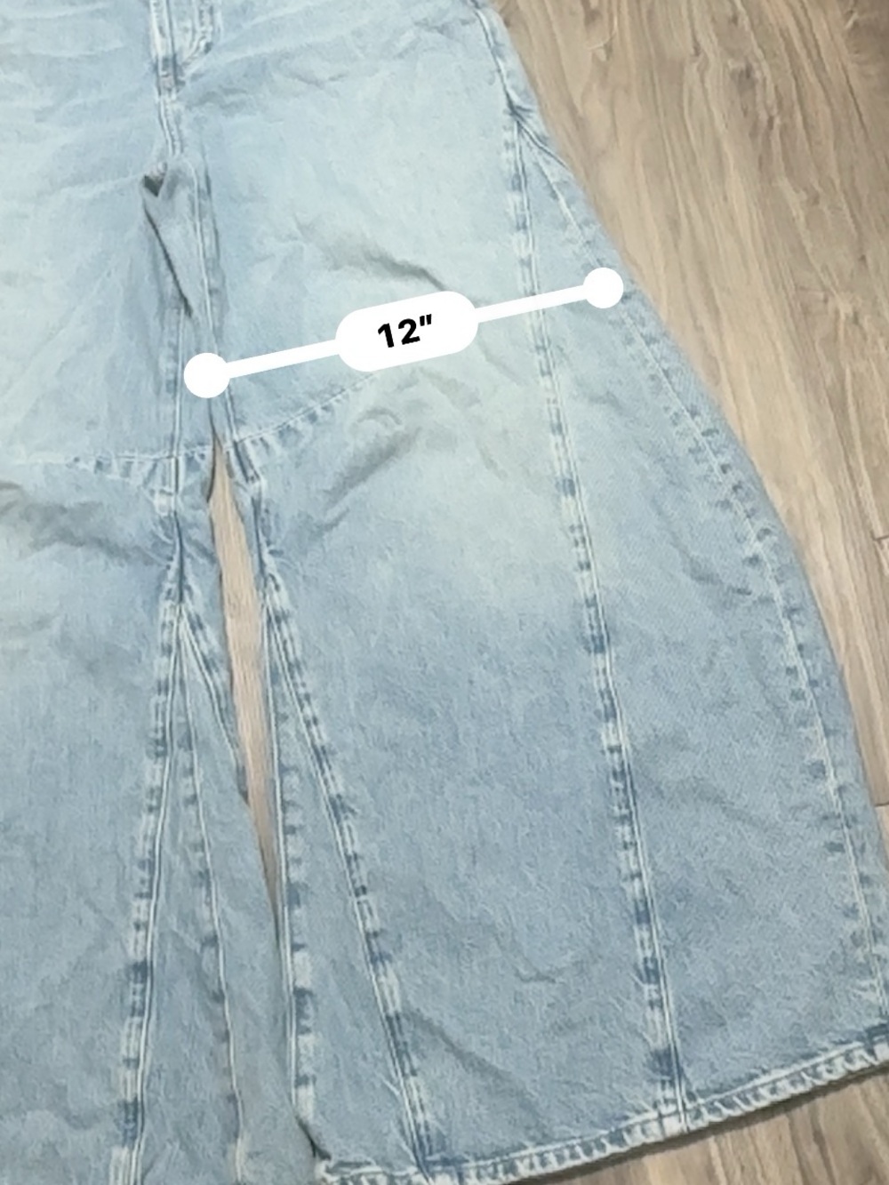 We The Free Wide-Leg High Waist Jeans – Statement Panelled Denim. - Picture 8 of 16